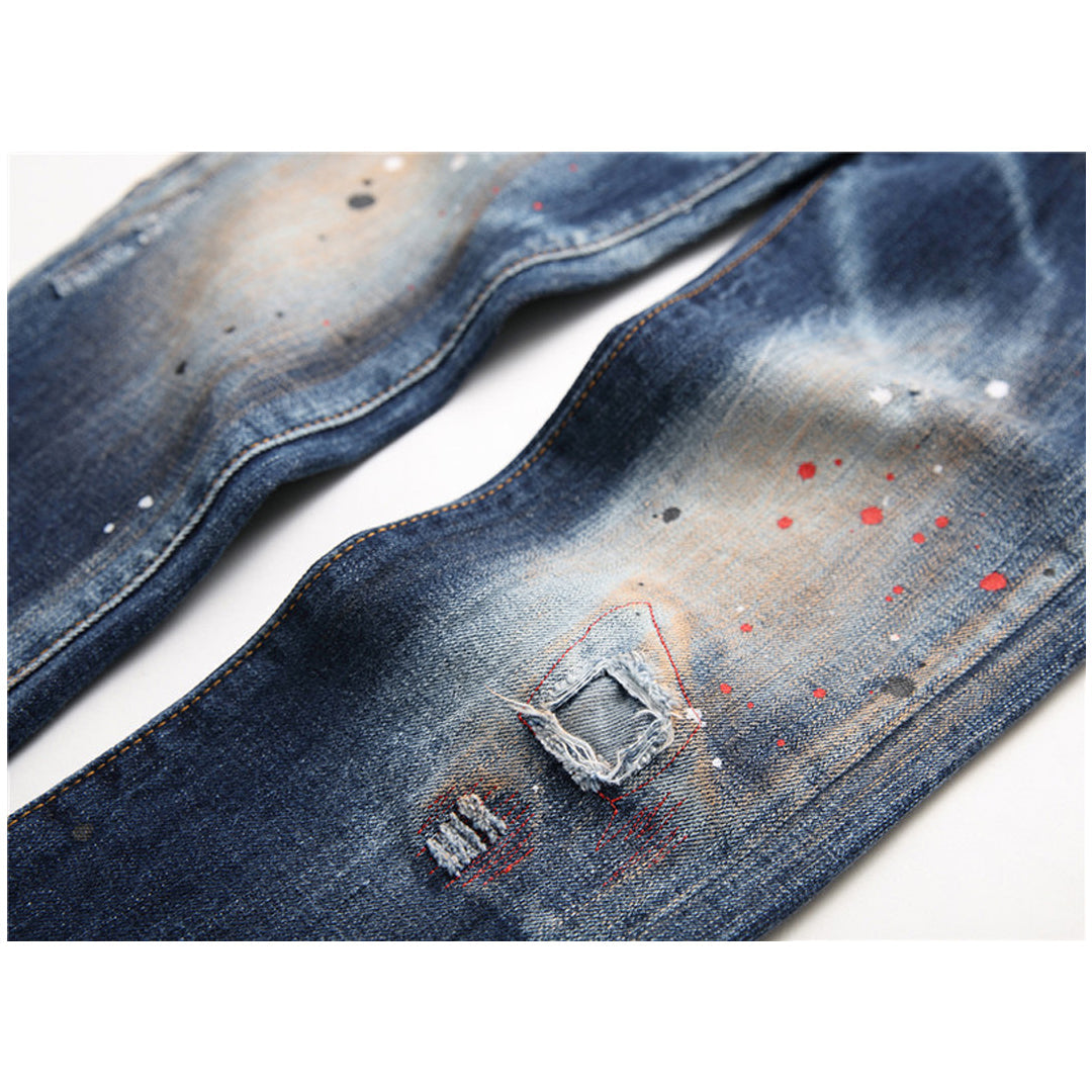 New-DSQ2 Spray paint Jeans
