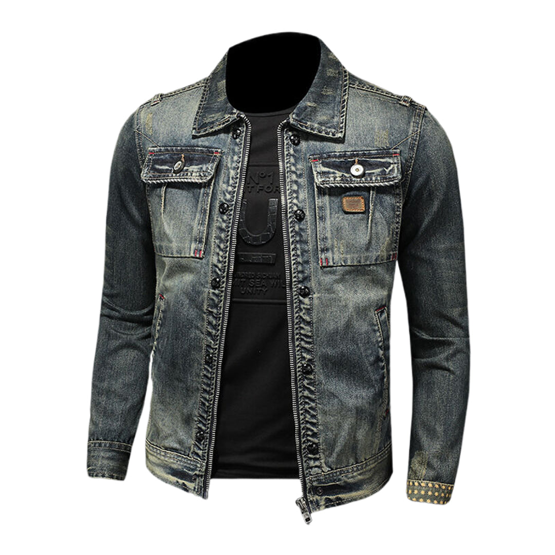 New-DSQ2 25ss Distressed Denim Jacket