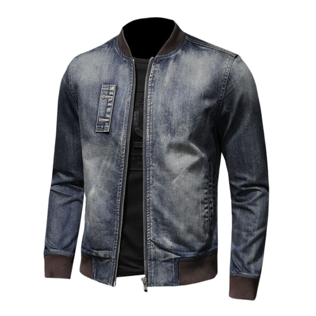 New-DSQ2 Distressed Denim Jacket