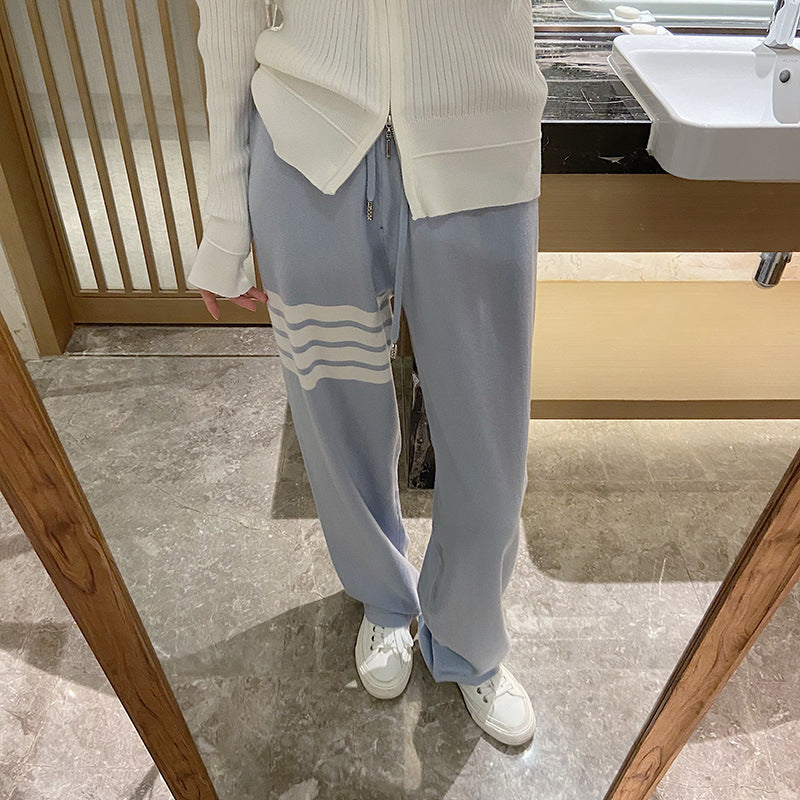 Sports trousers straight pants