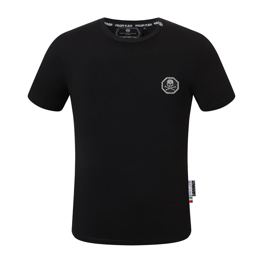 SOLO-Hot stamping Skull T-shirt