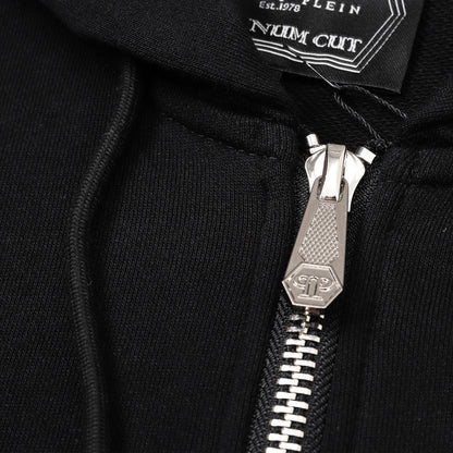 New-2025SS Sports Black Hoodie