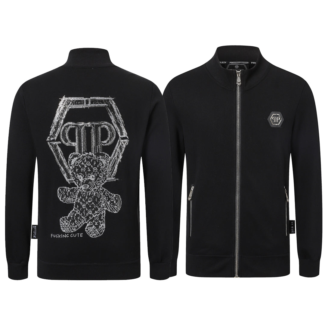 New-2025 Sports Black Hoodie