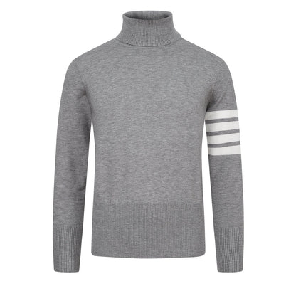 4 Bars Turtleneck Sweater THOM TREND