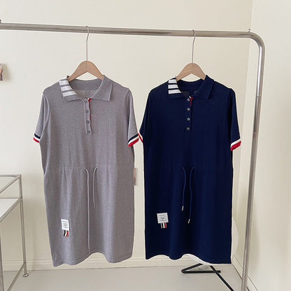 Mid-length Polo T-shirt dress