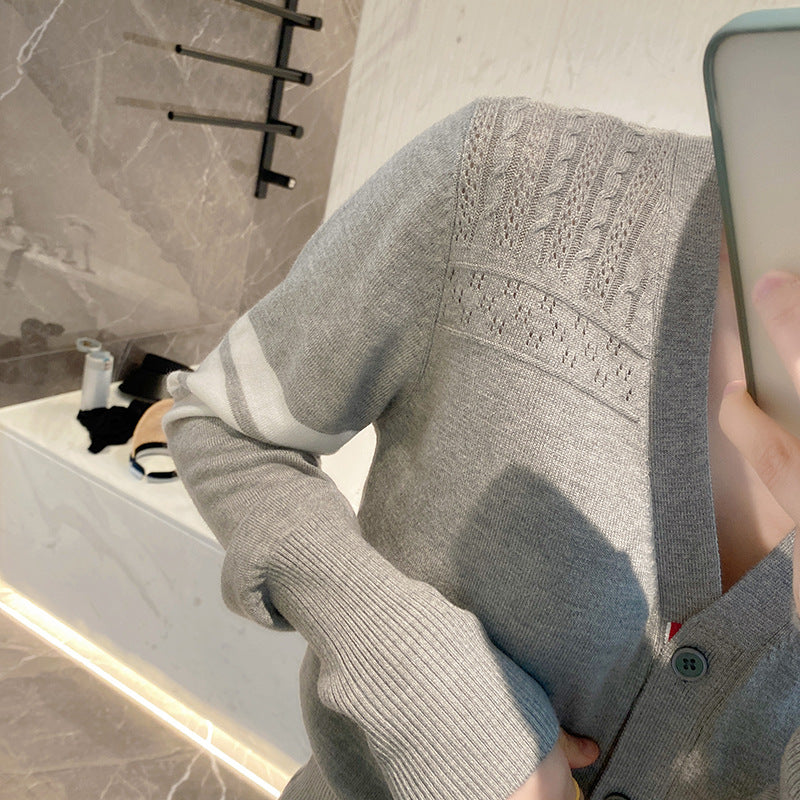 2025SS  Puppy Stamp Cardigan THOM TREND