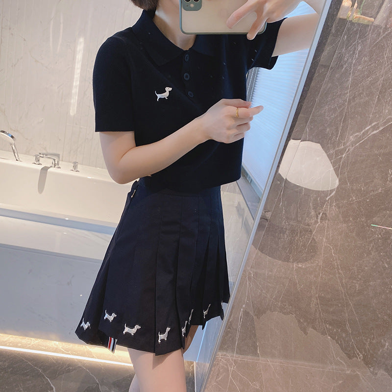 POLO collar short-sleeved T-shirt THOM TREND