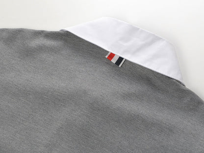 Contrast Collar Dress