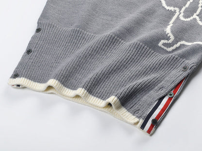 Puppy embroidered sweater