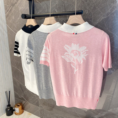 Flower sweater T-shirt