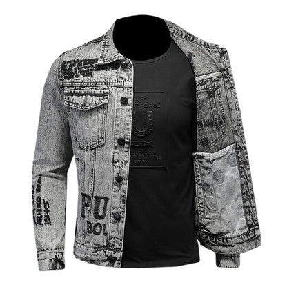 New-DSQ2 Distressed Denim Jacket