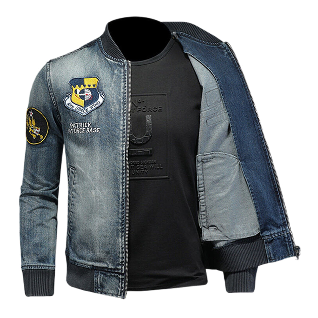 New-DSQ2 Distressed Denim Jacket