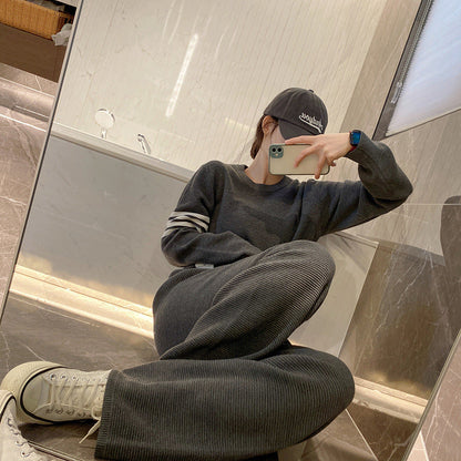 women's all-match wide-leg pants