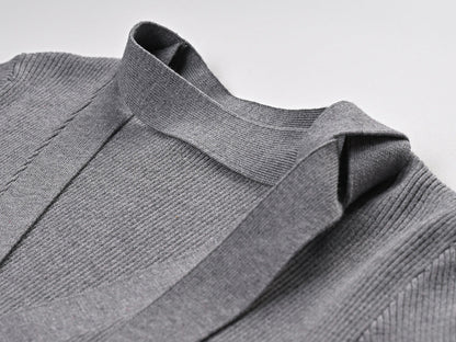 Ribbon knitted cardigan