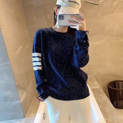women's four stripe T-shirt sweater（复制） THOM TREND