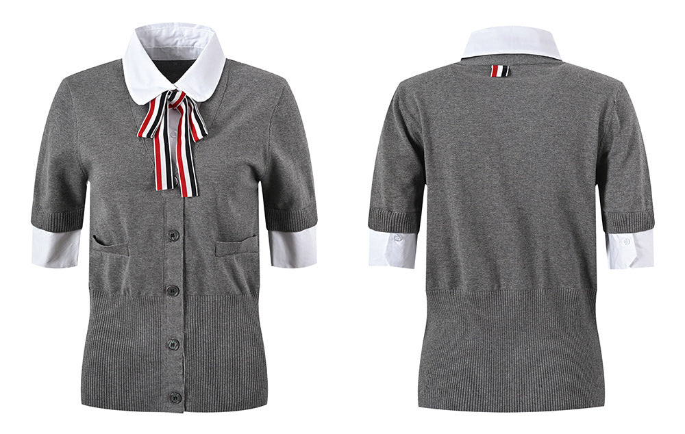 Women's Knitted Wool POLO Shirt（复制） THOM TREND