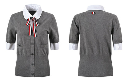 Women's Knitted Wool POLO Shirt（复制） THOM TREND