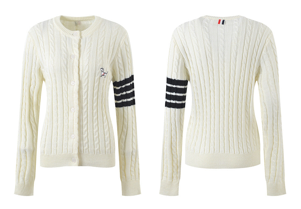 Women's crew neck jacket