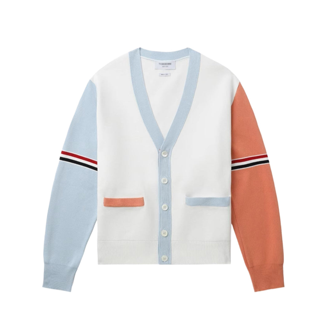 Color matching Wool Cardigan THOM TREND