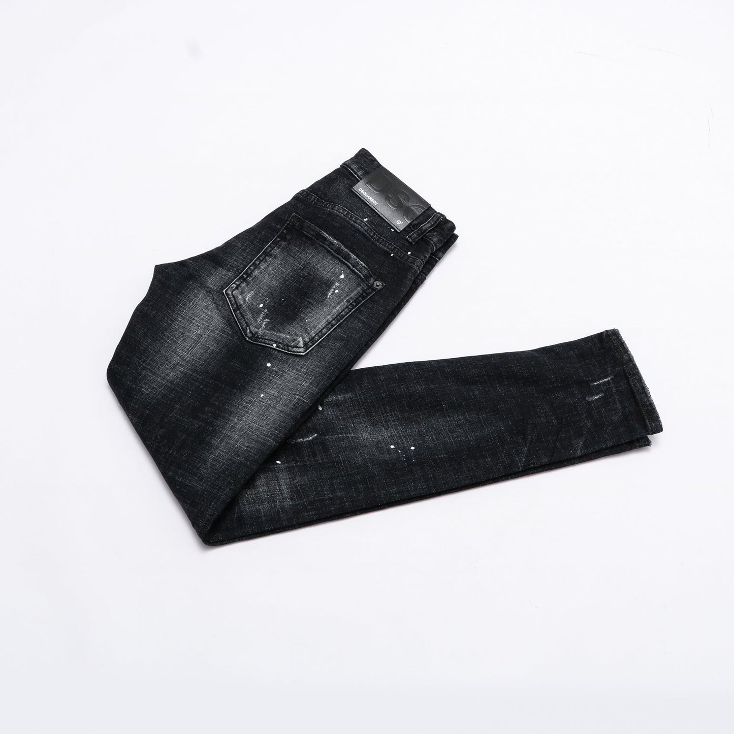 New-DSQ2 Black Ripped Jeans