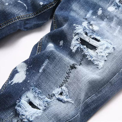 New-DSQ2 hot diamond embroidery Jeans