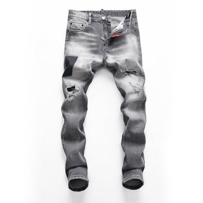 New-DSQ2 Washed furious gray Jeans