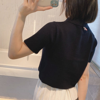 POLO collar short-sleeved T-shirt THOM TREND