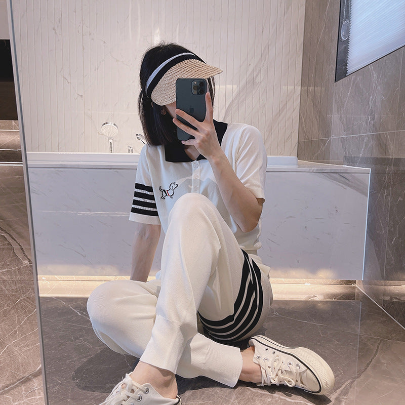 Women's Polo Neck Suit