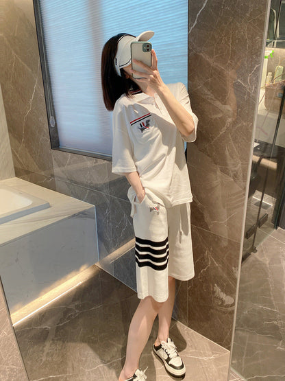 Ice Silk Loose POLO Shirt