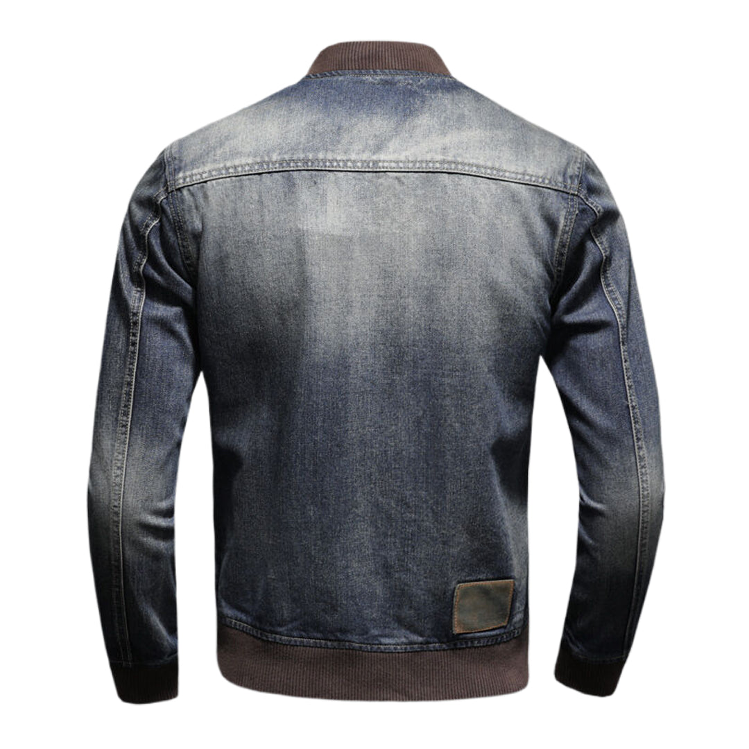 New-DSQ2 Distressed Denim Jacket