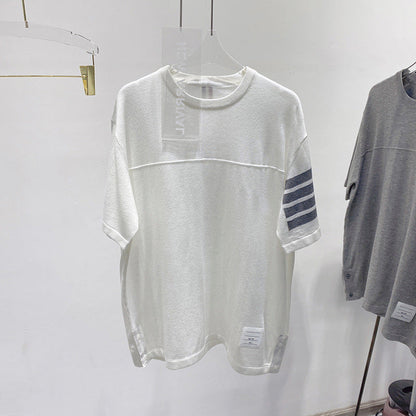 Round neck loose T-shirt