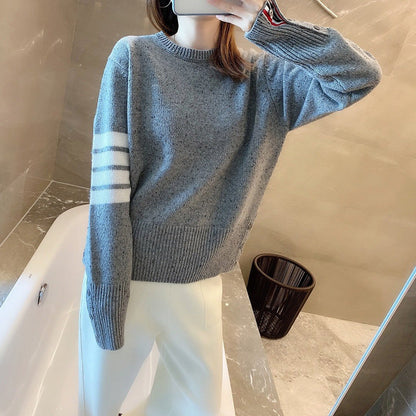 women's four stripe T-shirt sweater（复制） THOM TREND