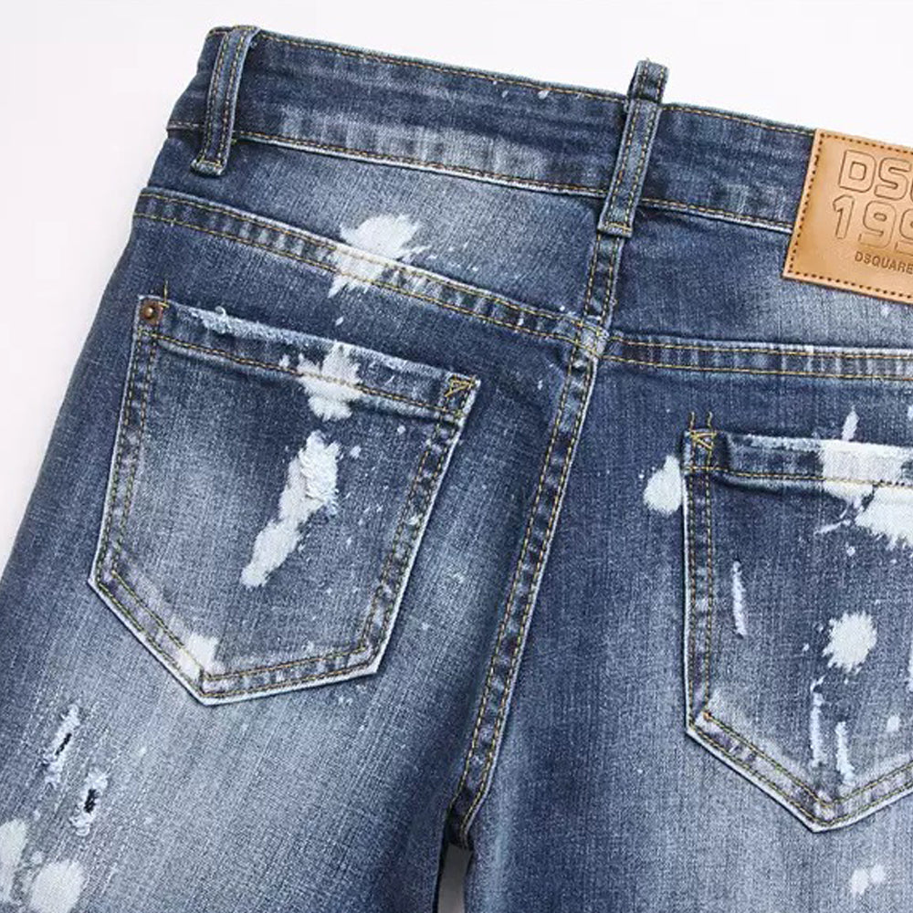 New-DSQ2 hot diamond embroidery Jeans