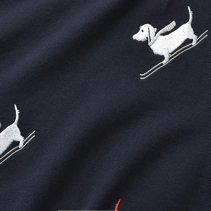 Puppy embroidery Hoodie THOM TREND
