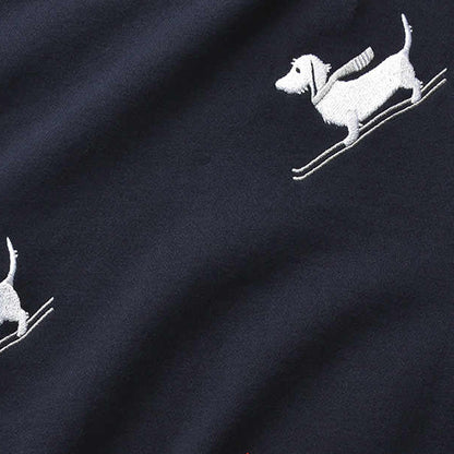 Puppy embroidery Hoodie THOM TREND
