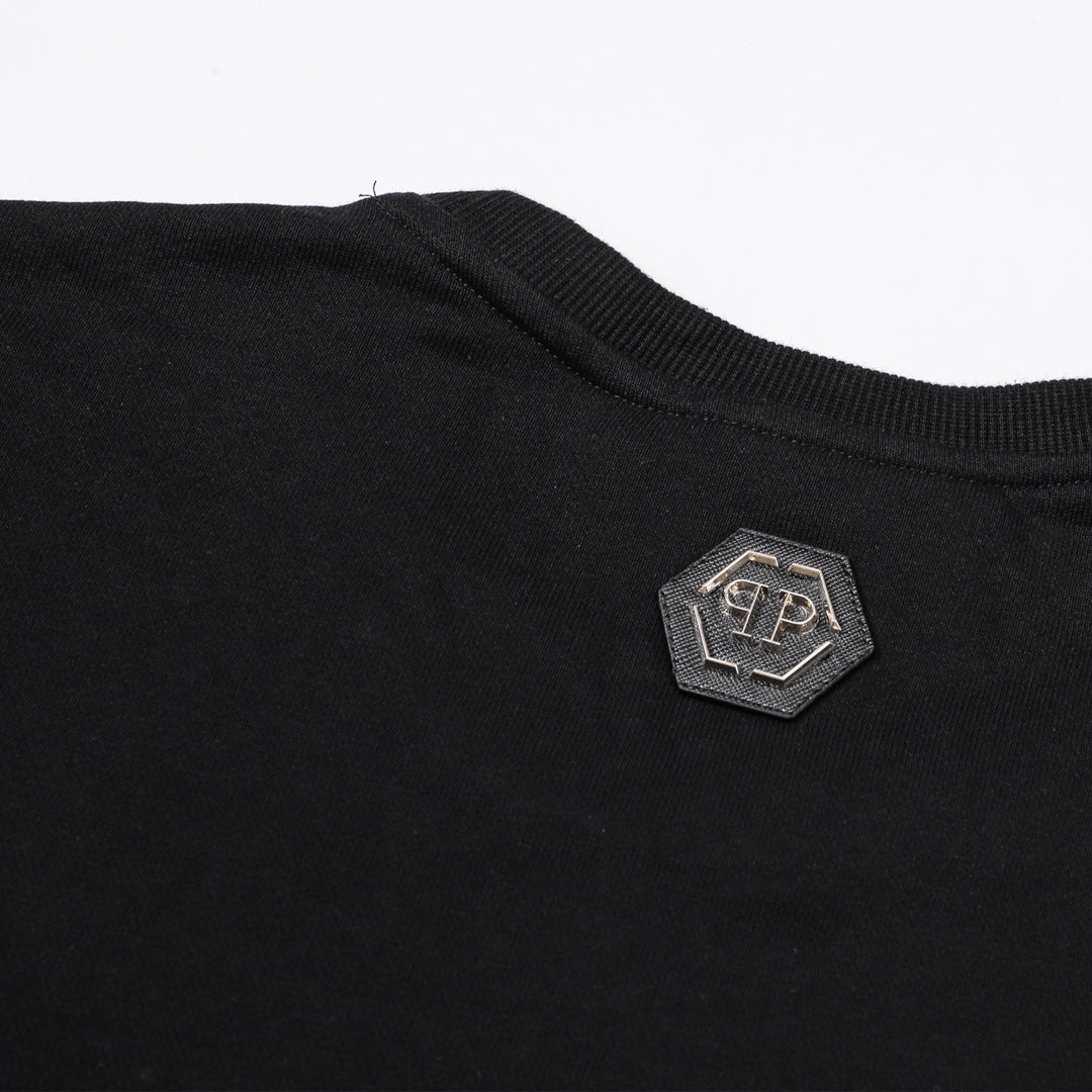 New-2025SS Unisex Black Hoodie