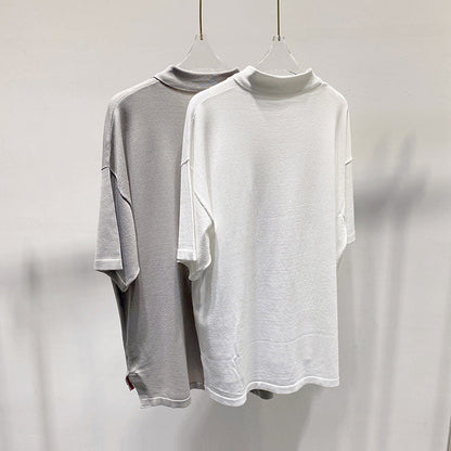 Ice Silk Loose POLO Shirt