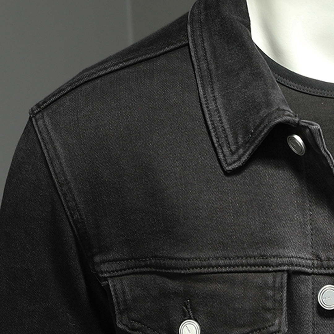 New-DSQ2 2025ss Black Denim Jacket