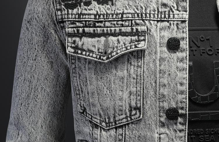 New-DSQ2 Distressed Denim Jacket