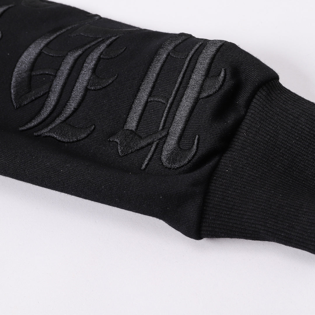 New-2025SS Unisex Black Hoodie