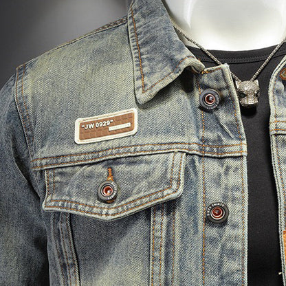 New-DSQ2 Distressed Denim Jacket