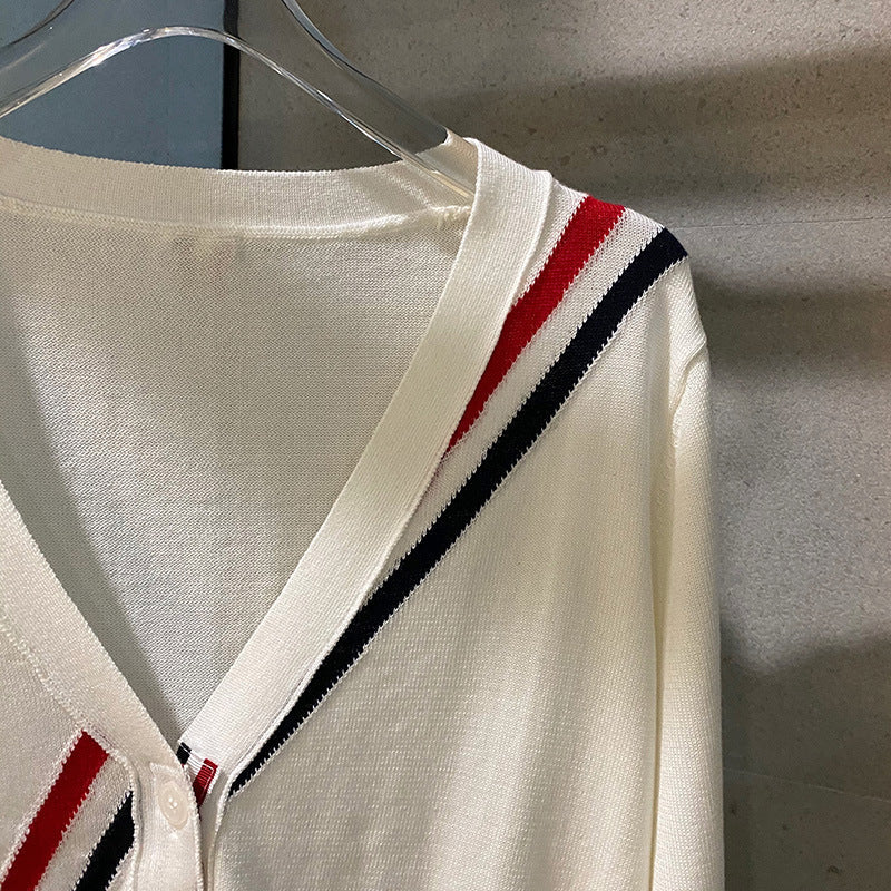 Houndstooth knitted cardigan（复制） THOM TREND