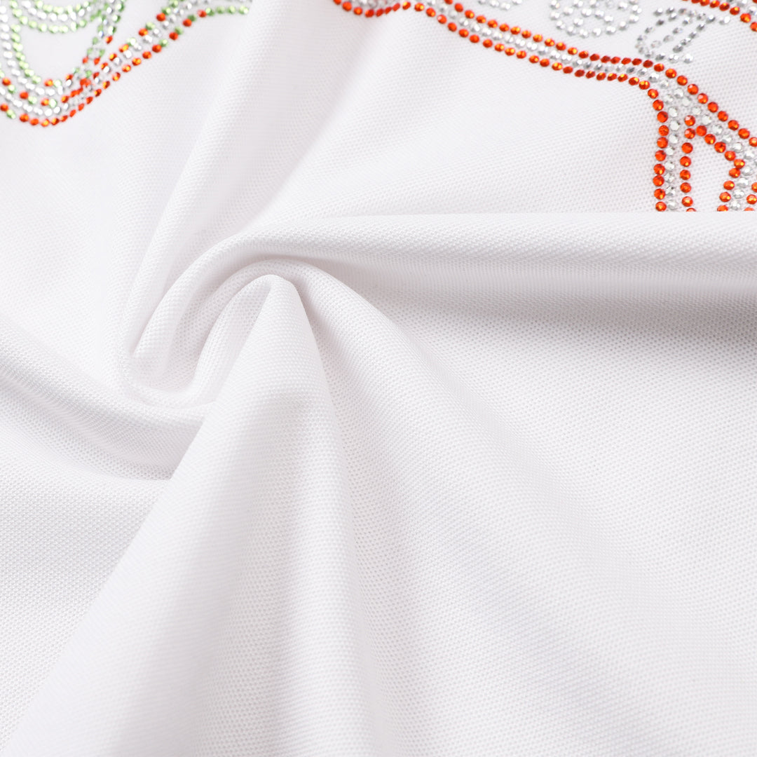 SOLO-2025ss White POLO shirt