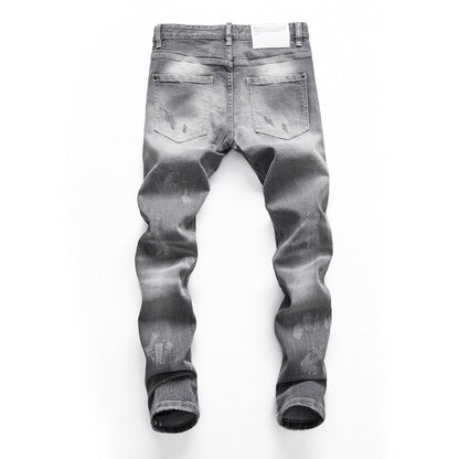New-DSQ2 Washed furious gray Jeans