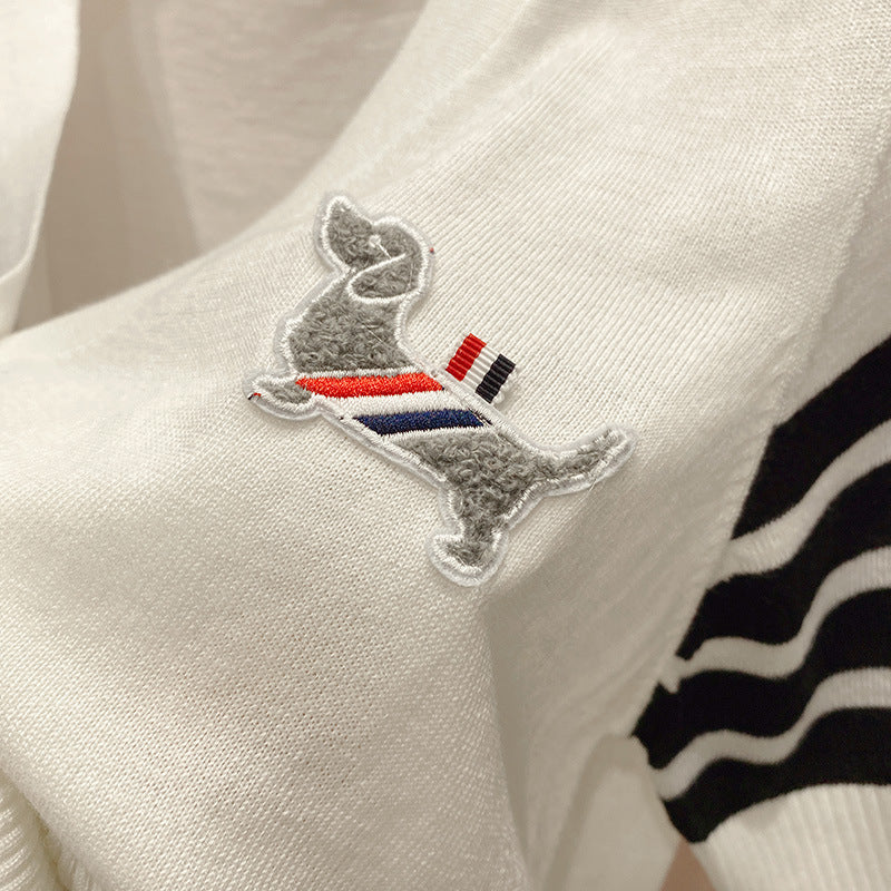 Women's thin ice silk short sleeves THOM TREND