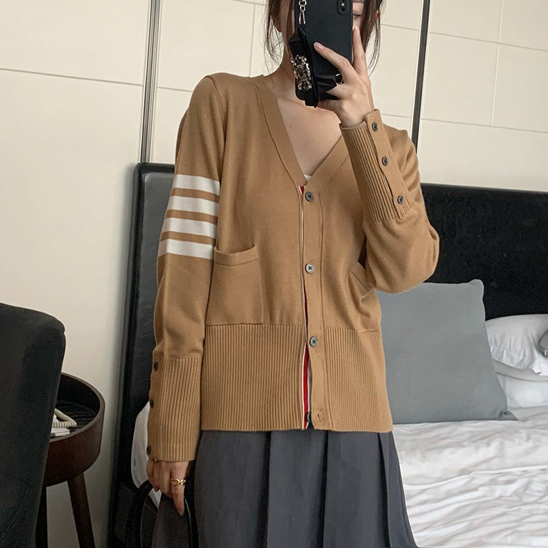 women's solid color sweater（复制） THOM TREND