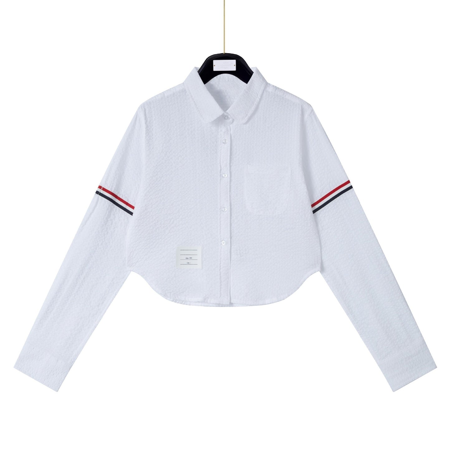 Women's waist-baring shirt