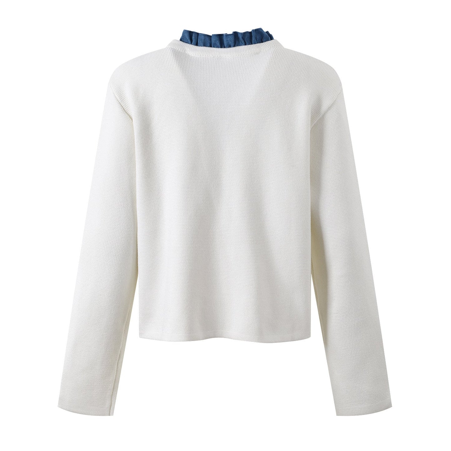 Women's crew neck sweater jacket THOM TREND