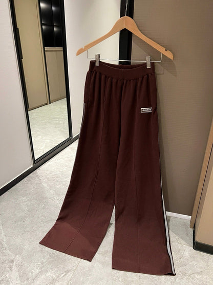 2025SS  Contrast color knitted tracksuit THOM TREND