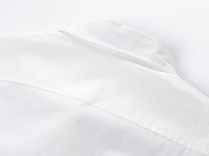 Women's white shirt with bow sleeves（复制） THOM TREND